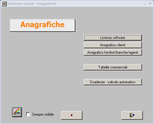 Anagrafiche autoveicoli
