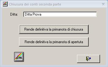 Chiusura dei conti seconda parte