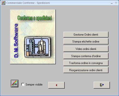 Gestione conferme d'ordine e spedizioni