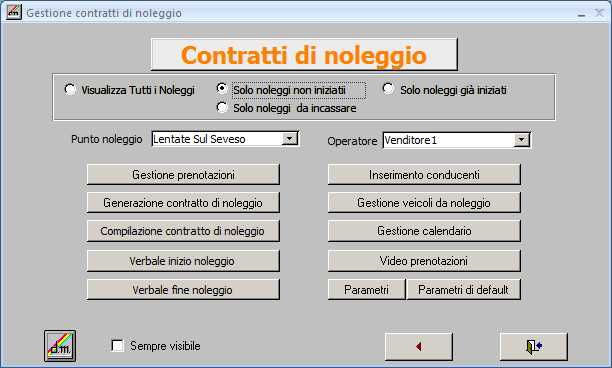 Contratti di noleggio