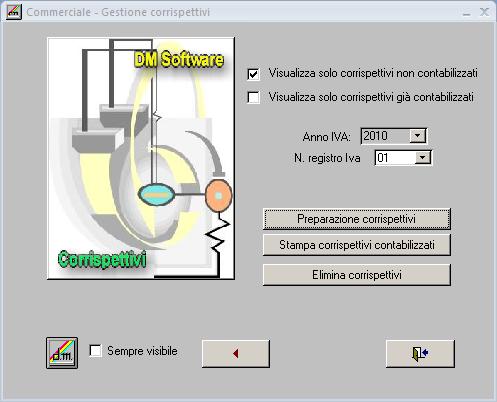 Gestione Corrispettivi