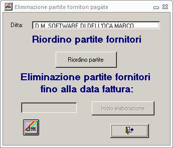 Elimina partite chiuse
