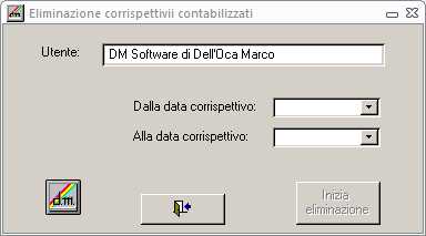Eliminazione corrispettivi contabilizzati