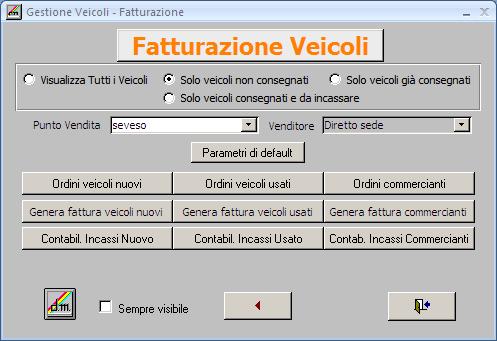 Fatturazione veicoli