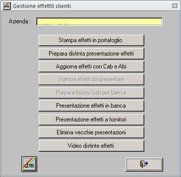 Gestione effetti