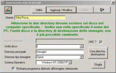 Tabella generale immagini