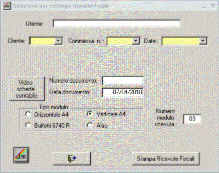Ristampa Ricevute fiscali