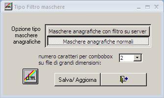 Tipo maschere anagrafica