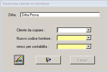 Trasforma Clienti in fornitori