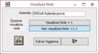 Visualizzazione note