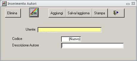 Inserimento autori immagini