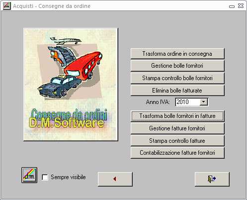 Consegne da ordine